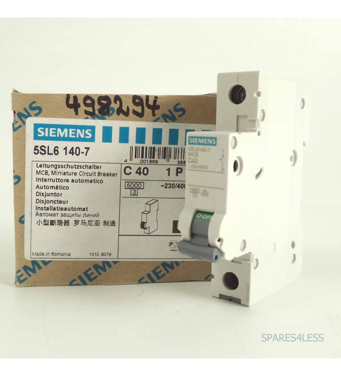 Siemens Leitungsschutzschalter 5SL6 140-7 OVP