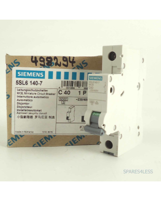 Siemens Leitungsschutzschalter 5SL6 140-7 OVP