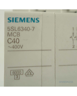 Siemens Leitungsschutzschalter 5SL6 340-7 OVP