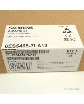 Simatic S5 AI465 6ES5 465-7LA13 SIE