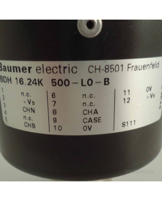 Baumer electric Drehgeber BDH 16.24K500-L0-B NOV