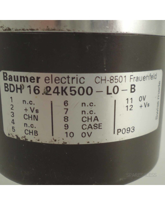 Baumer electric Drehgeber BDH 16.24K500-L0-B GEB