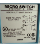 Honeywell Endschalter Micro Switch LSH6B OVP
