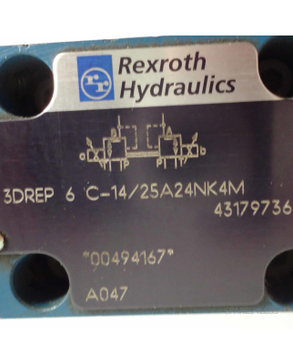 Rexroth Hydraulikventil Hydronorma GP45-4-A380 3DREP6C-14/25A24NK4M GEB