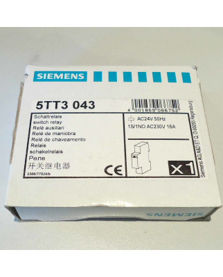 Siemens Schaltrelais 5TT3 043 OVP