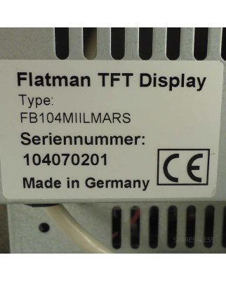 IQ Automation GmbH Flatman TFT Display FB104 MIILMARS GEB