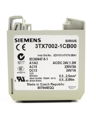 Siemens Relaiskoppler 3TX7002-1CB00 GEB