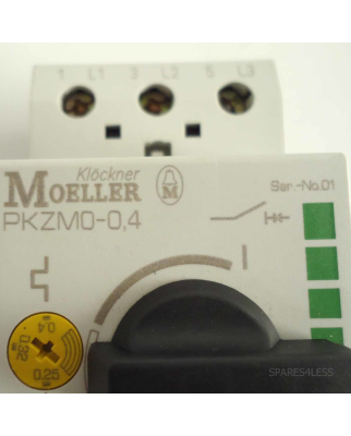 Klöckner Moeller Motorschutzschalter PKZM0-0,4 NOV