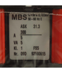 MBS Aufsteckstromwandler ASK 31.3 300/5A OVP