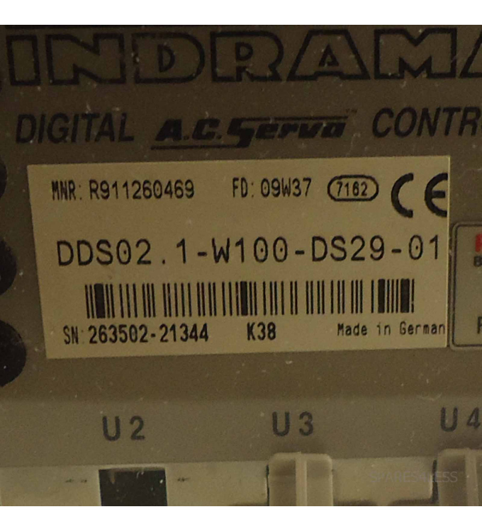 Indramat DDS 2.1-W100-D AC Servo DDS21W100D Controller Indramat DDS 2.1-W100-D AC Servo DDS21W100D Controller