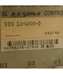 INDRAMAT Servo-Controller DDS 2.1-W100-D GEB