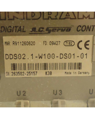 INDRAMAT Servo-Controller DDS02.1-W100-DS01-01 GEB