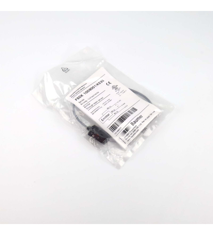 Baumer electric Sender Einweg-Lichschranke FSDK 10D9001/KS35 OVP