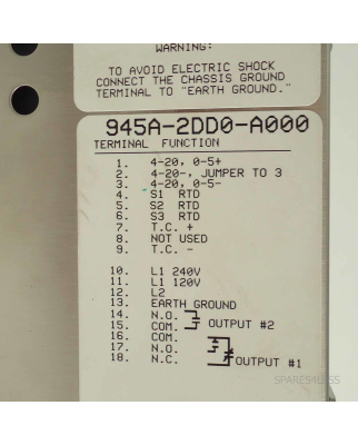 WATLOW Temperatur Controller Series 945 945A-2DD0-A000 NOV