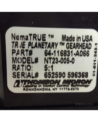 Thomson Micron Planetengetriebe NemaTRUE 64-116831-A066...