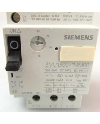 Siemens Leistungsschalter 3VU1300-1MK00 OVP 