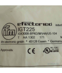 ifm efector induktiver Näherungsschalter IGT225 IGK3008-BPKG/M/V4A/US-1041 OVP