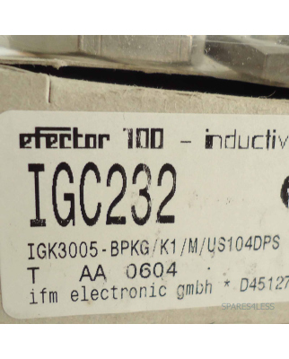 ifm efector induktiver Näherungsschalter IGC232...