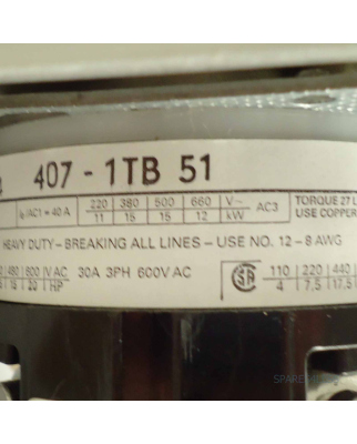 Siemens Hauptschalter 3LC4407-1TB51 OVP