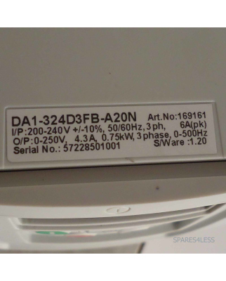 Eaton Frequenzumrichter DA1-324D3FB-A20N 0,75kW OVP