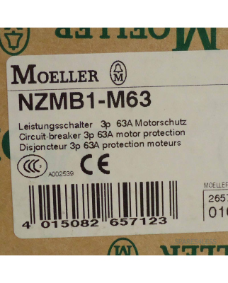 Klöckner Moeller Leistungsschalter NZMB1-M63 265712 OVP