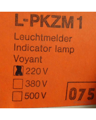Klöckner Möller Leuchtmelder L-PKZM1 230-380V OVP