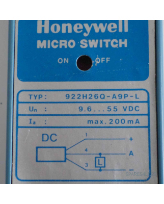 Honeywell Näherungsschalter Micro Switch 922H26Q-A9P-L GEB