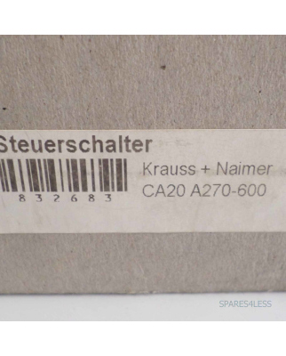 Kraus&Naimer Steuerschalter CA20 A270-600 OVP
